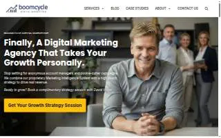 Boomcycle Digital Marketing of Pleasanton website