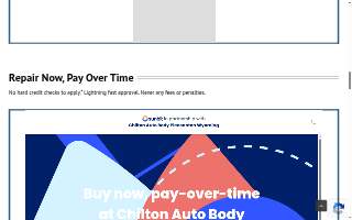 Chilton Auto Body Pleasanton Wyoming