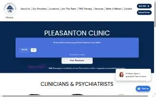 Comprehensive Psychiatric Services of Pleasanton website