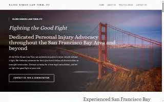 Kline Simon Law Firm PC website