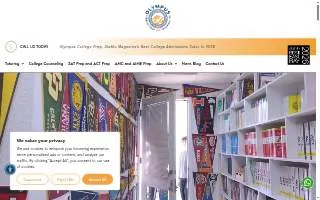 Olympus College Prep: Tutoring, SAT/ACT Prep, & College Counseling website