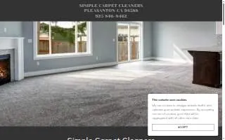 Pleasanton Carpet Cleaning website