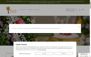Pleasanton Flower Shop website