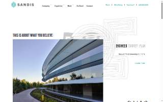 Sandis Civil Engineers & Land Surveyors website