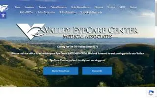 Valley EyeCare Center Medical Associates of Pleasanton website