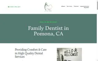 CNC Dental Office website