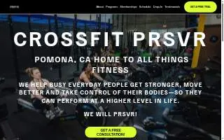 CrossFit PRSVR website