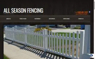 All Season Fencing website