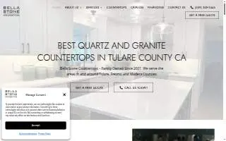 Bella Stone Counter Tops website