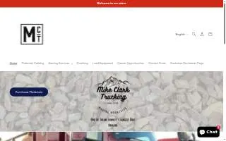 Mike Clark Trucking website