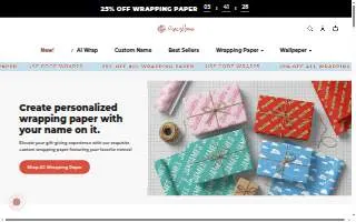 PaperBloom Prints website