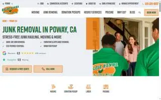 College Hunks Hauling Junk and Moving Poway website