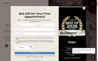 Dermal Rejuvenation and Day Spa website