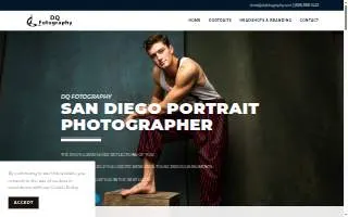 DQ Fotography website