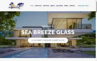 Sea Breeze Glass website