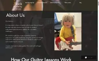 Block Academy Music website