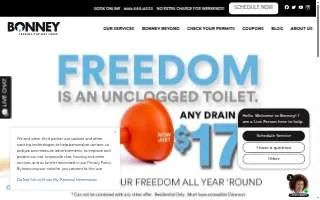Bonney Plumbing, Sewer, Electrical, Heating & Air of Rancho Cordova website