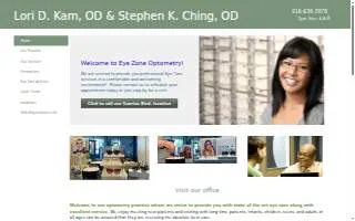 Eye Zone Optometry website