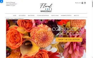 Floral Loft Wholesale website