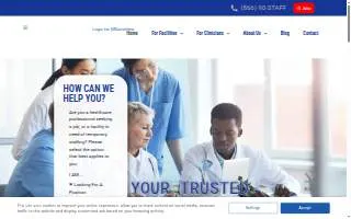 MDstaffers website