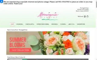 Morningside Florist website