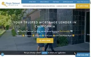 Pacific National Lending, inc website