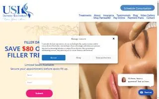 University Skin Institute / Pantea Hashemi, MD website