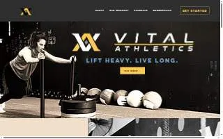 Vital Athletics website