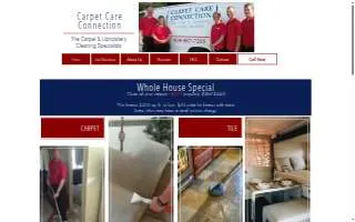 Carpet Care Connection of Rancho Cucamonga website