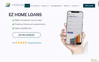 EZ Fundings Inc. of Rancho Cucamonga website