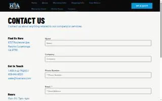 H & A Transmissions Inc website