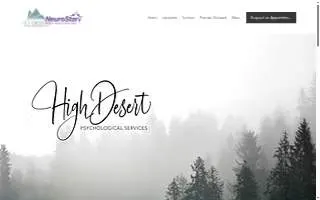 High Desert Psychological Services of Rancho Cucamonga website