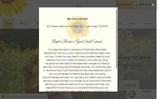 Sunflower Therapies website