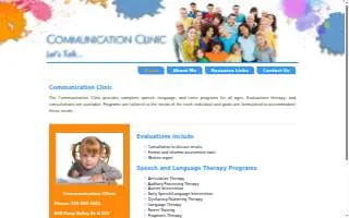 Communication Clinic website