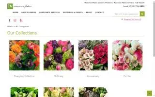 Rancho Palos Verdes Flowers website
