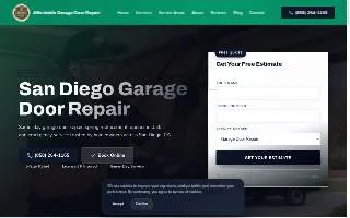 Affordable Garage Door Repair of Rancho San Diego website