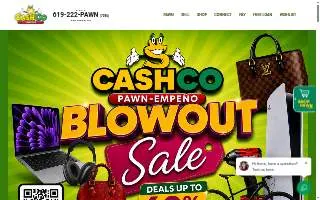 Cashco Pawn Shop San Diego (Gold & Diamond Buyers) website