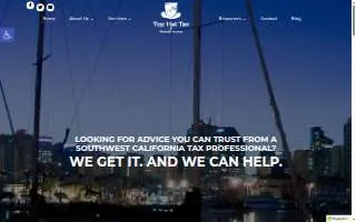 Top Hat Tax & Financial Services website