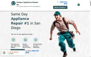 Unique Appliance Repair Inc of Rancho San Diego