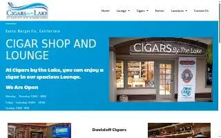 Cigars by the Lake website
