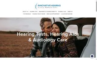 Innovative Hearing of Rancho Santa Margarita website