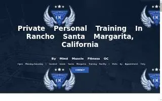 Mind Muscle Fitness OC website