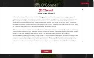 O'Connell Landscape Maintenance of Rancho Santa Margarita website