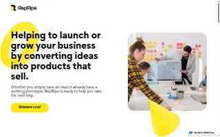 RepRipe Product Design | Engineering | Prototyping website