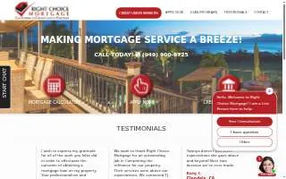 Right Choice Mortgage, Inc website