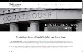 The Marquart Law Group website