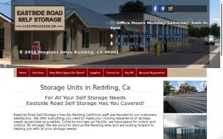 Eastsideroad Self Storage website