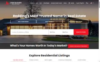 Josh Barker Real Estate website