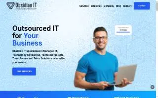 Obsidian IT website