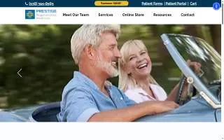 Prestige Regenerative Medicine of Redding website